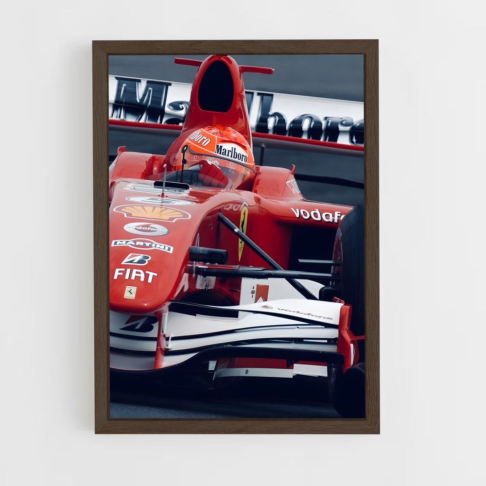 ap-ferrari f2004-6 cadre Bois foncé