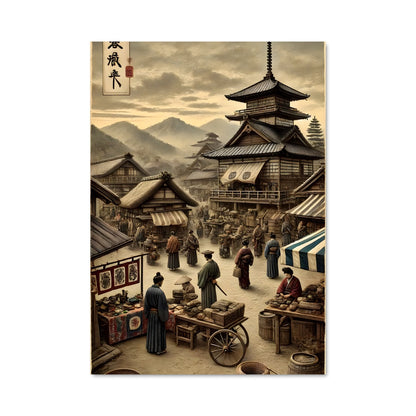Poster Marché des Échos