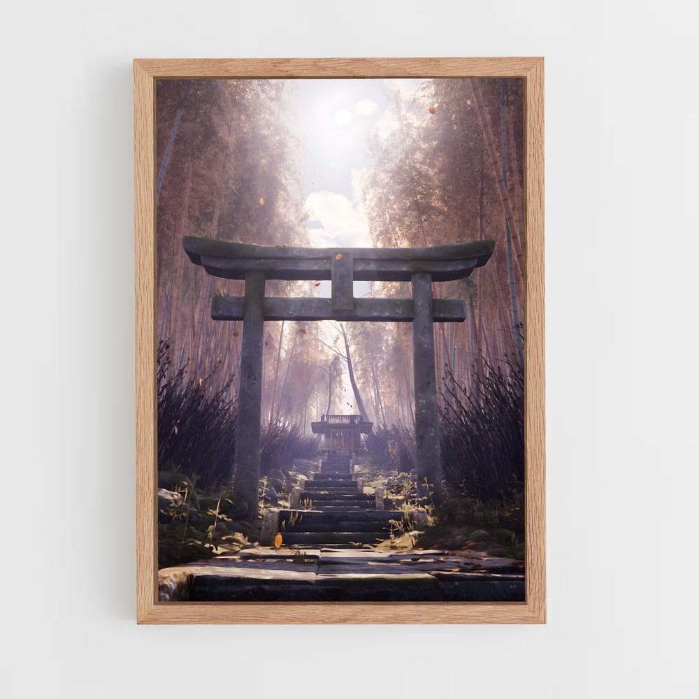 ap-feudal japan-2 cadre Bois clair
