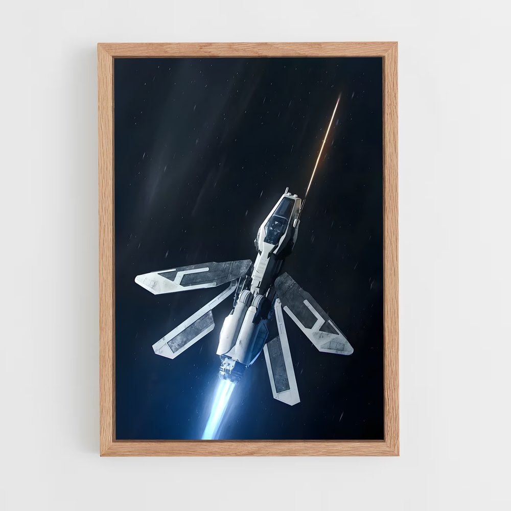 ap-fictional aircraft-1 cadre Bois clair
