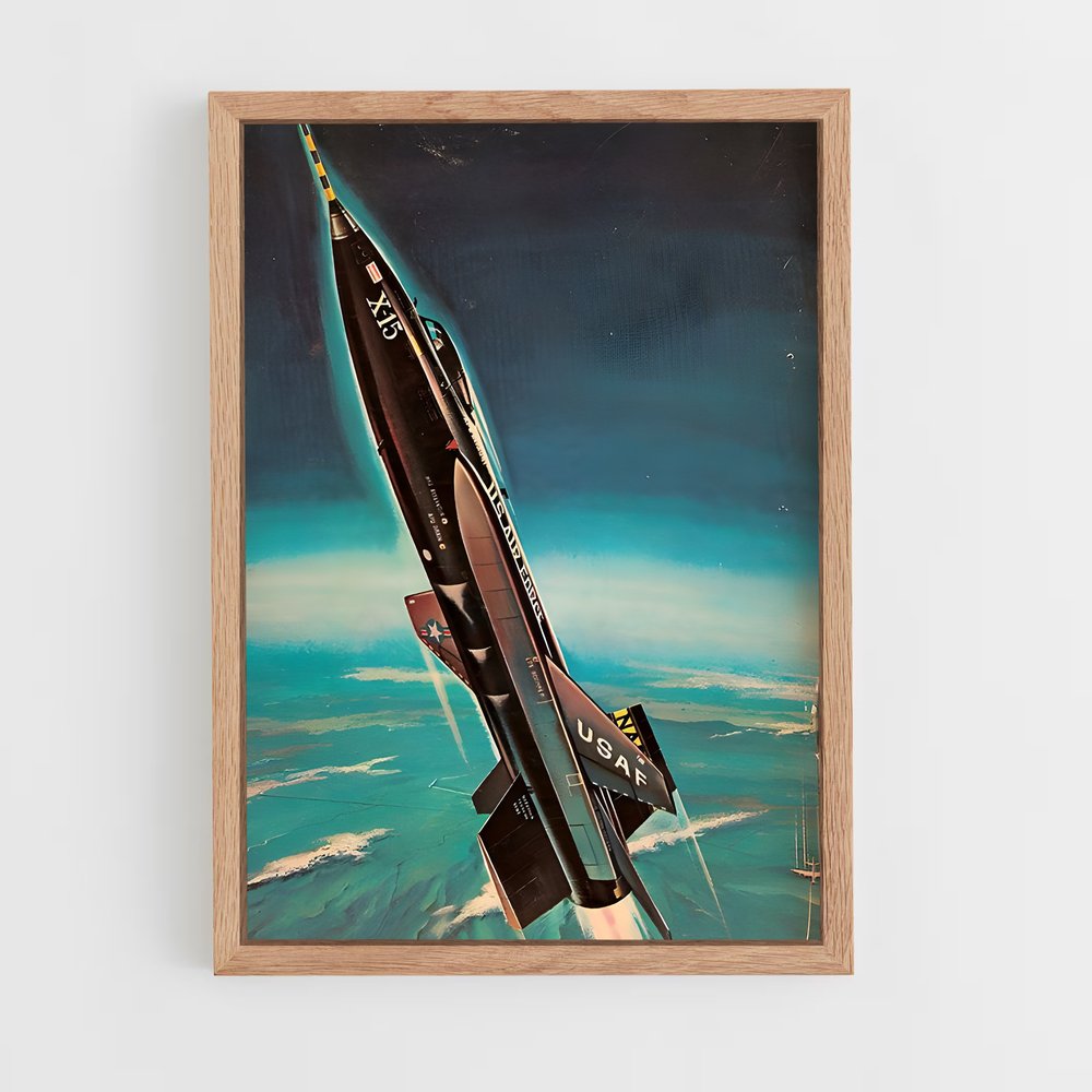 ap-fictional aircraft-2 cadre Bois clair