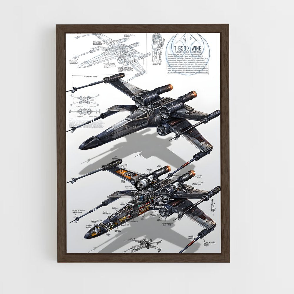 ap-fictional aircraft-3 cadre Bois foncé