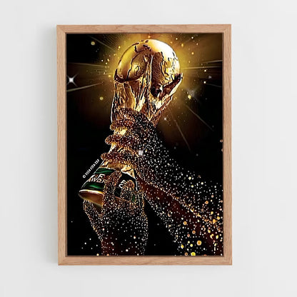ap-fifa world cup golden ball-2 cadre Bois clair