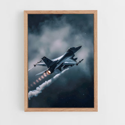 ap-fighter jets-14 cadre Bois clair