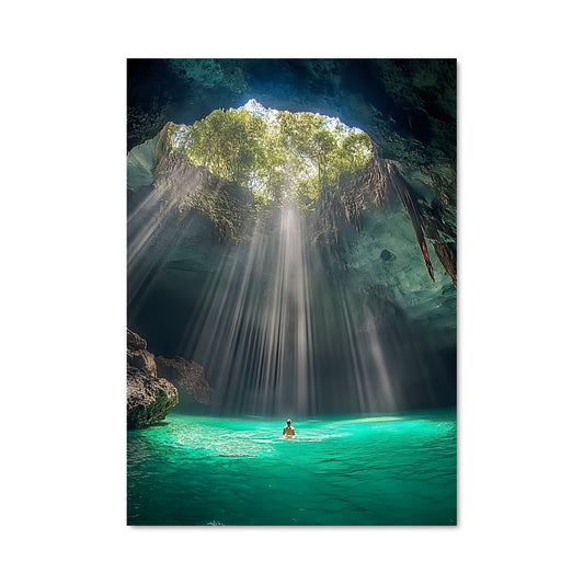 Poster Lumière d'Aigue-Marine