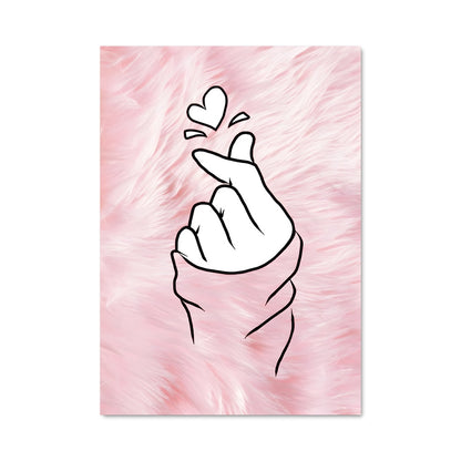 Poster Cœur de Rose