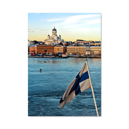 Poster Drapeau du Nord