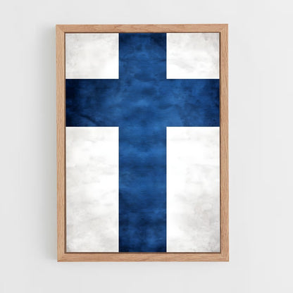 ap-finland flag-2 cadre Bois clair