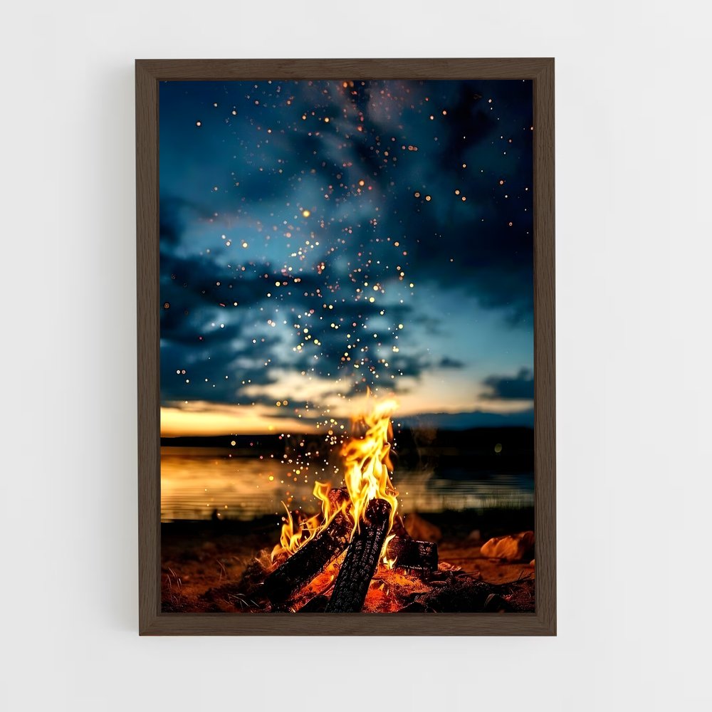 ap-fire-9 cadre Bois foncé