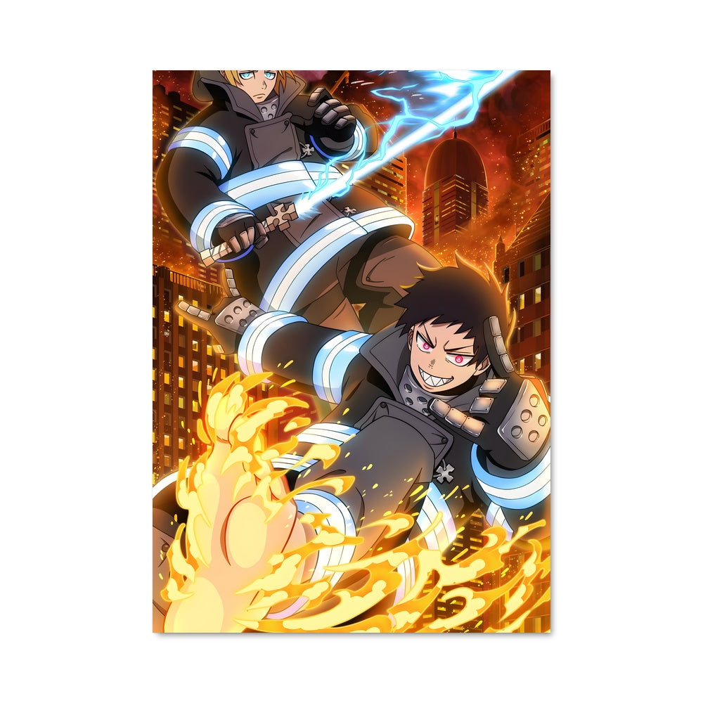 Poster Cendres et Flammes