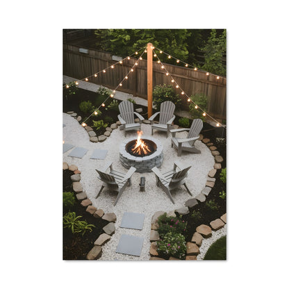 Poster Fire pit 23688