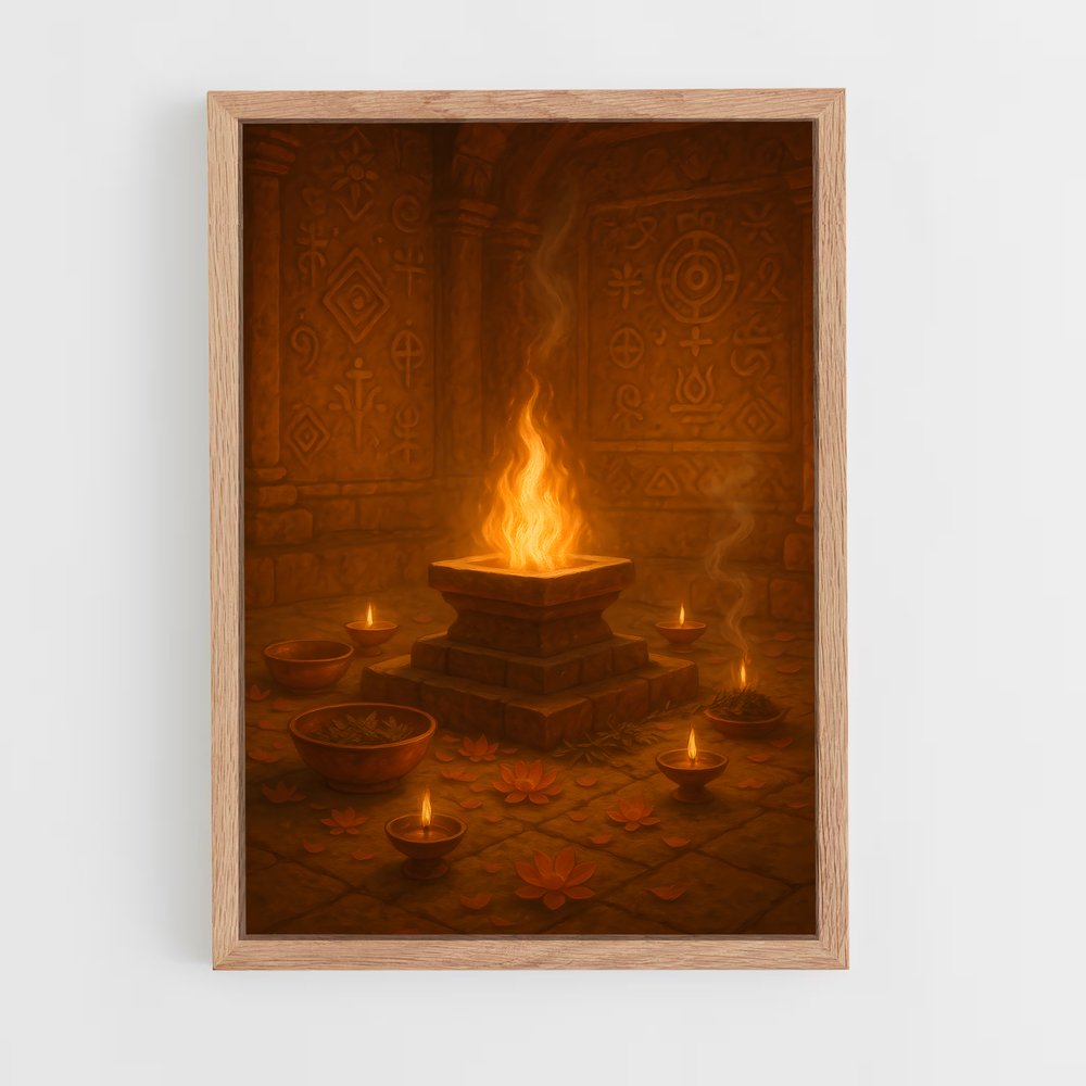 ap-fire altar-2 cadre Bois clair