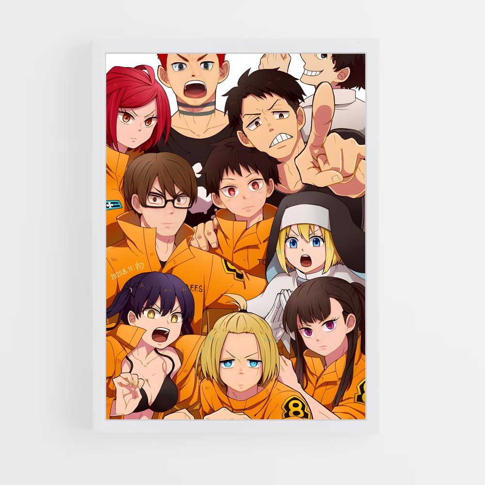 ap-fire force-2 cadre Blanc