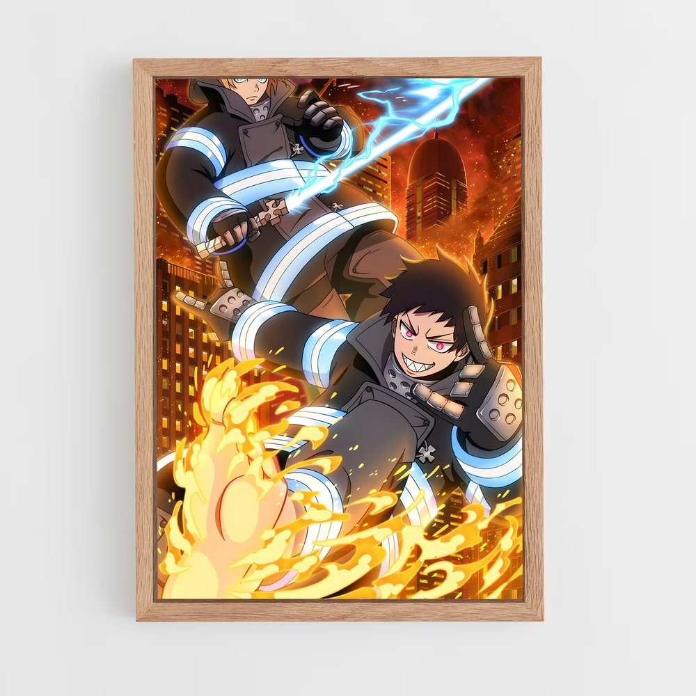 ap-fire force-5 cadre Bois clair