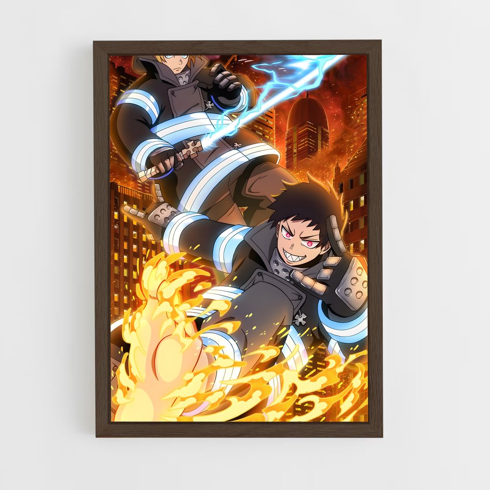ap-fire force-5 cadre Bois foncé