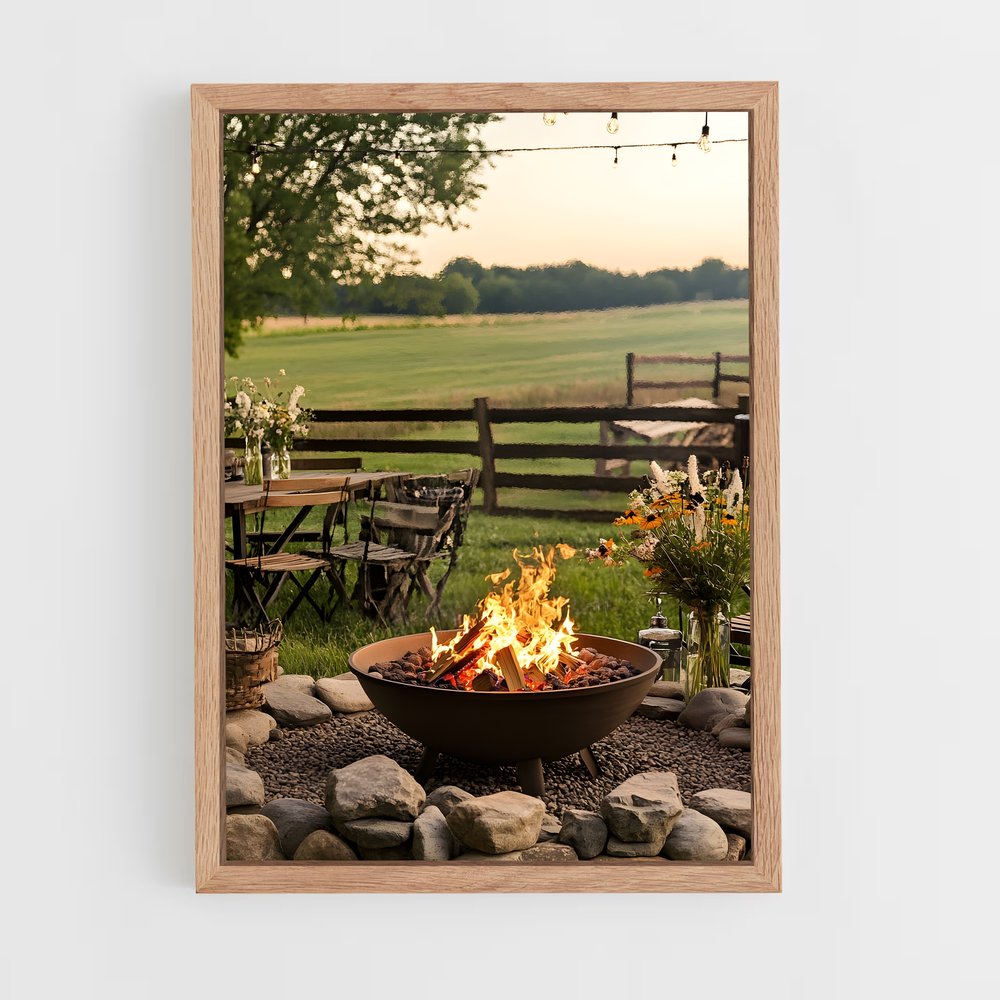 ap-fire pit-11 cadre Bois clair