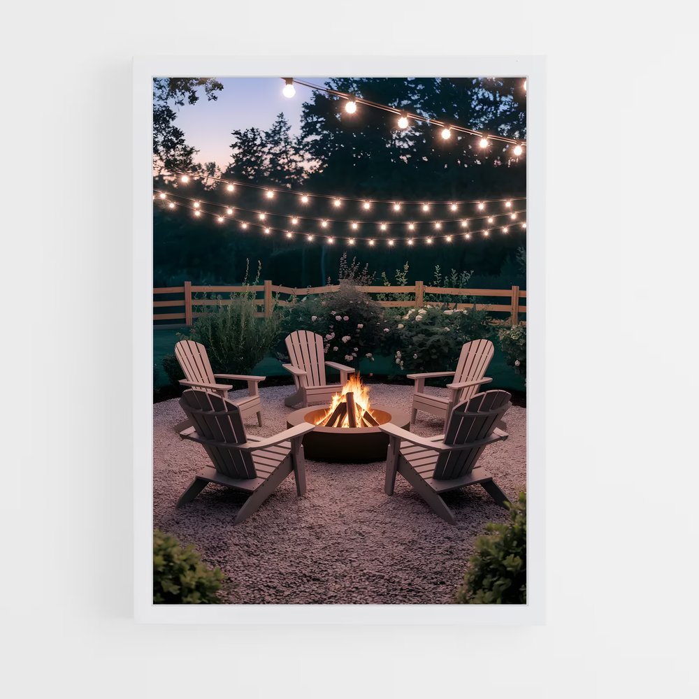 ap-fire pit-5 cadre Blanc