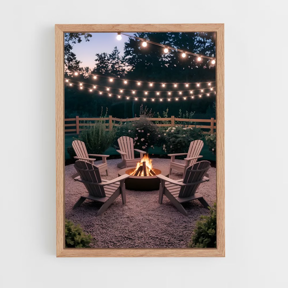 ap-fire pit-5 cadre Bois clair