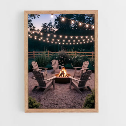 ap-fire pit-5 cadre Bois clair
