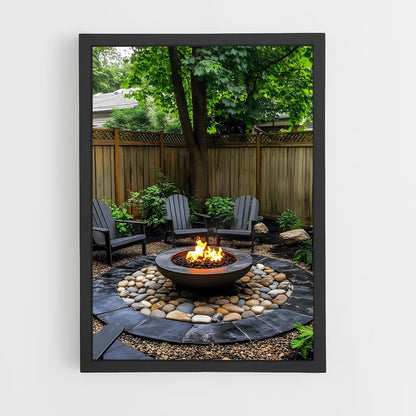 ap-fire pit-7 cadre Noir