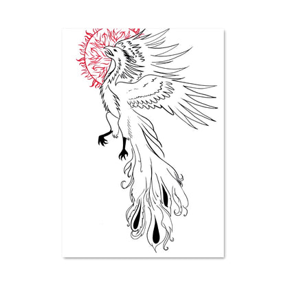 Poster Phoenix Rouge
