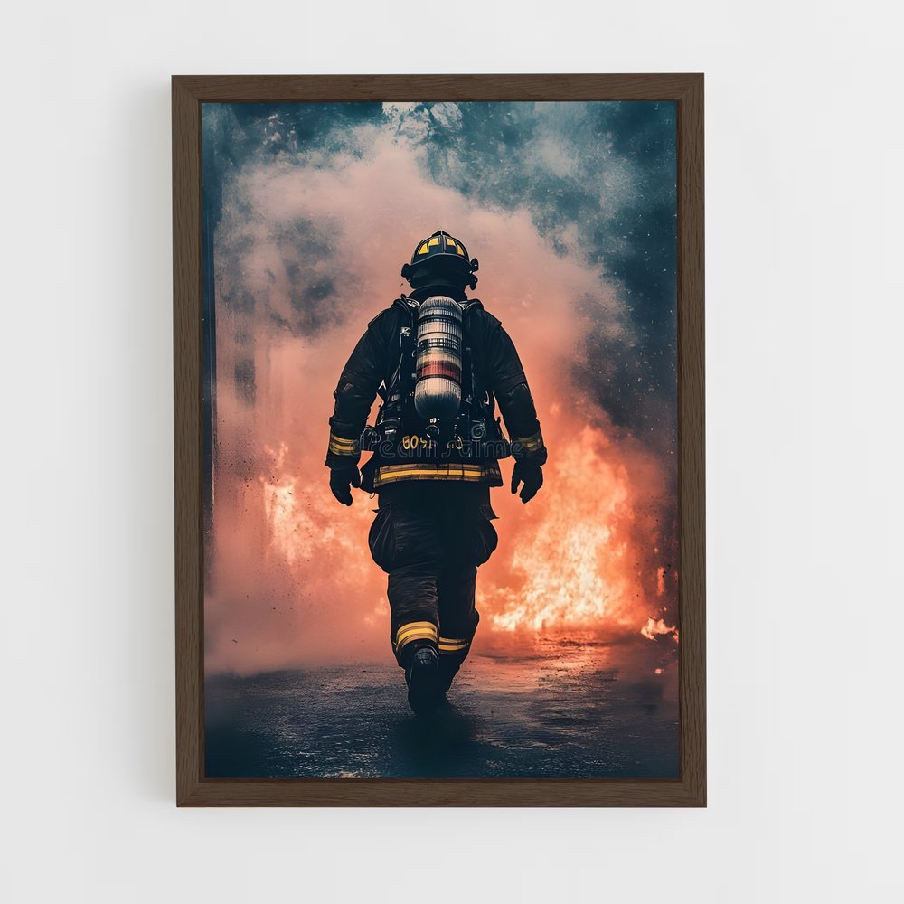 ap-firefighter-3 cadre Bois foncé