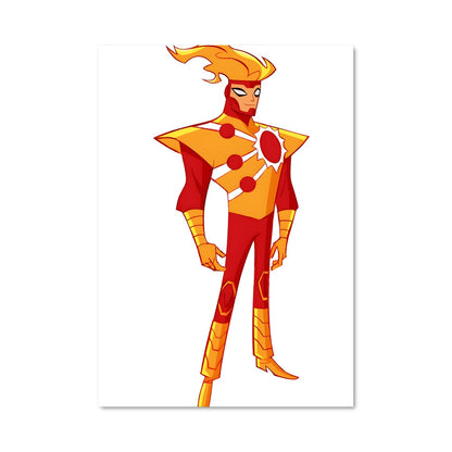 Poster Le Héros Flamboyant