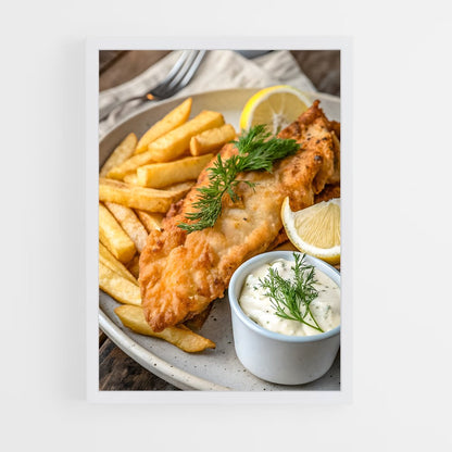 ap-fish and chips-1 cadre Blanc