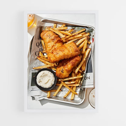 ap-fish and chips-4 cadre Blanc