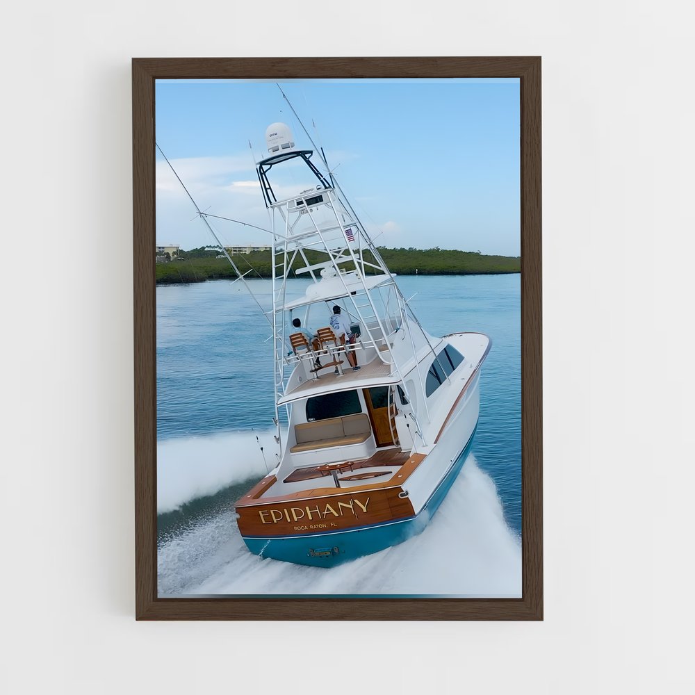 ap-fishing boats-1 cadre Bois foncé