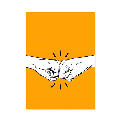 Poster Fist Bump United