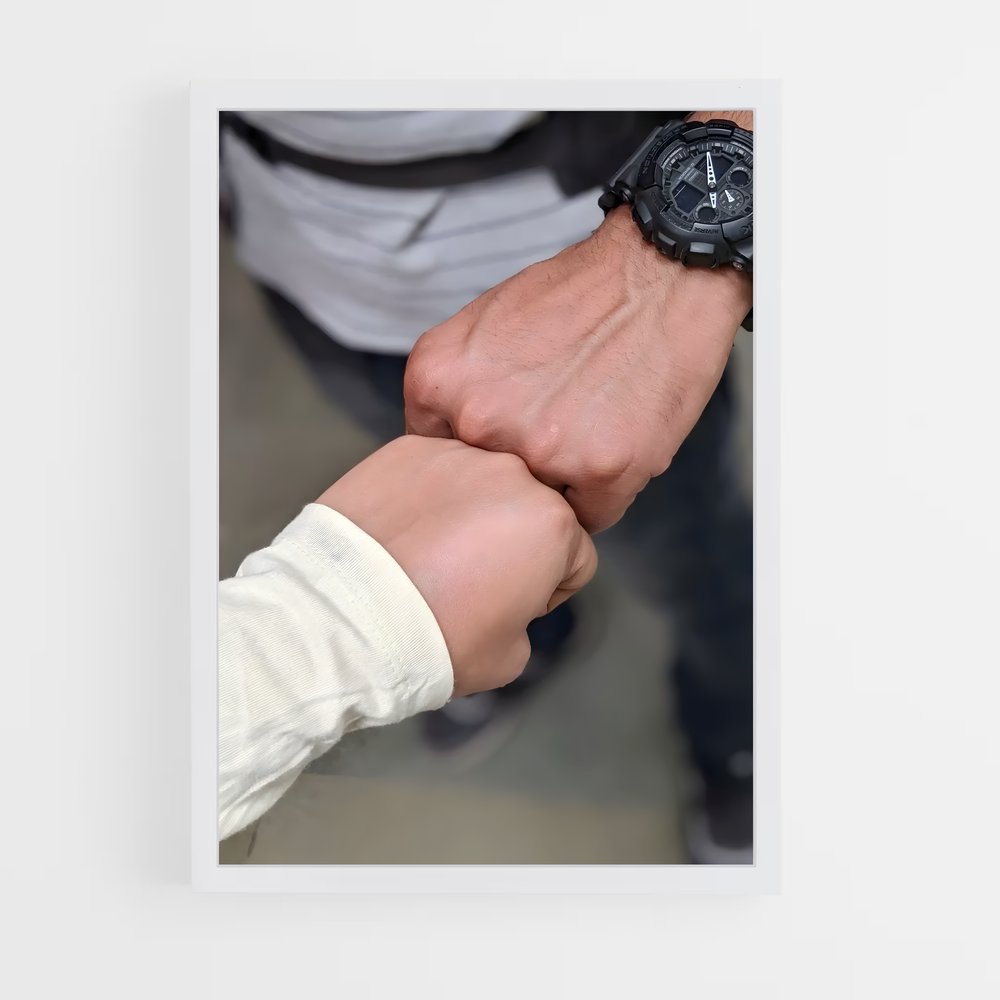 ap-fist bump-2 cadre Blanc