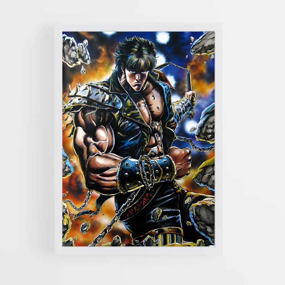 ap-fist of the north star-1 cadre Blanc