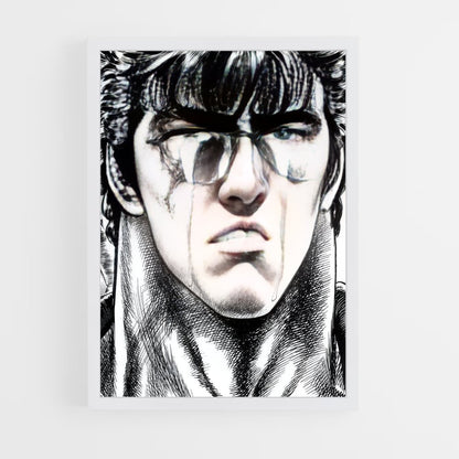 ap-fist of the north star-2 cadre Blanc