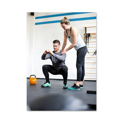 Poster Squat Power