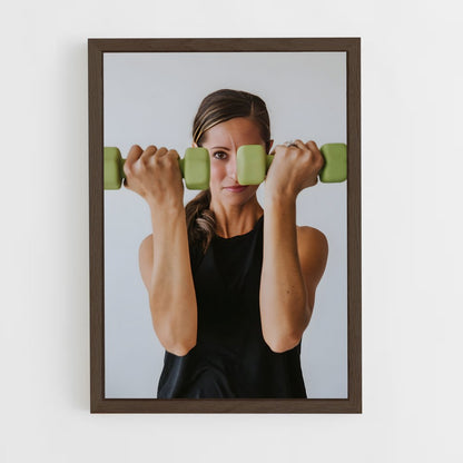 ap-fitness instructor-2 cadre Bois foncé