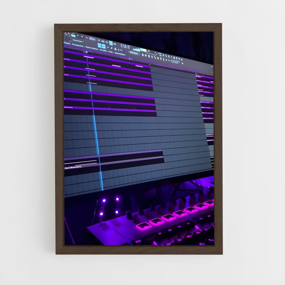 ap-fl studio-3 cadre Bois foncé