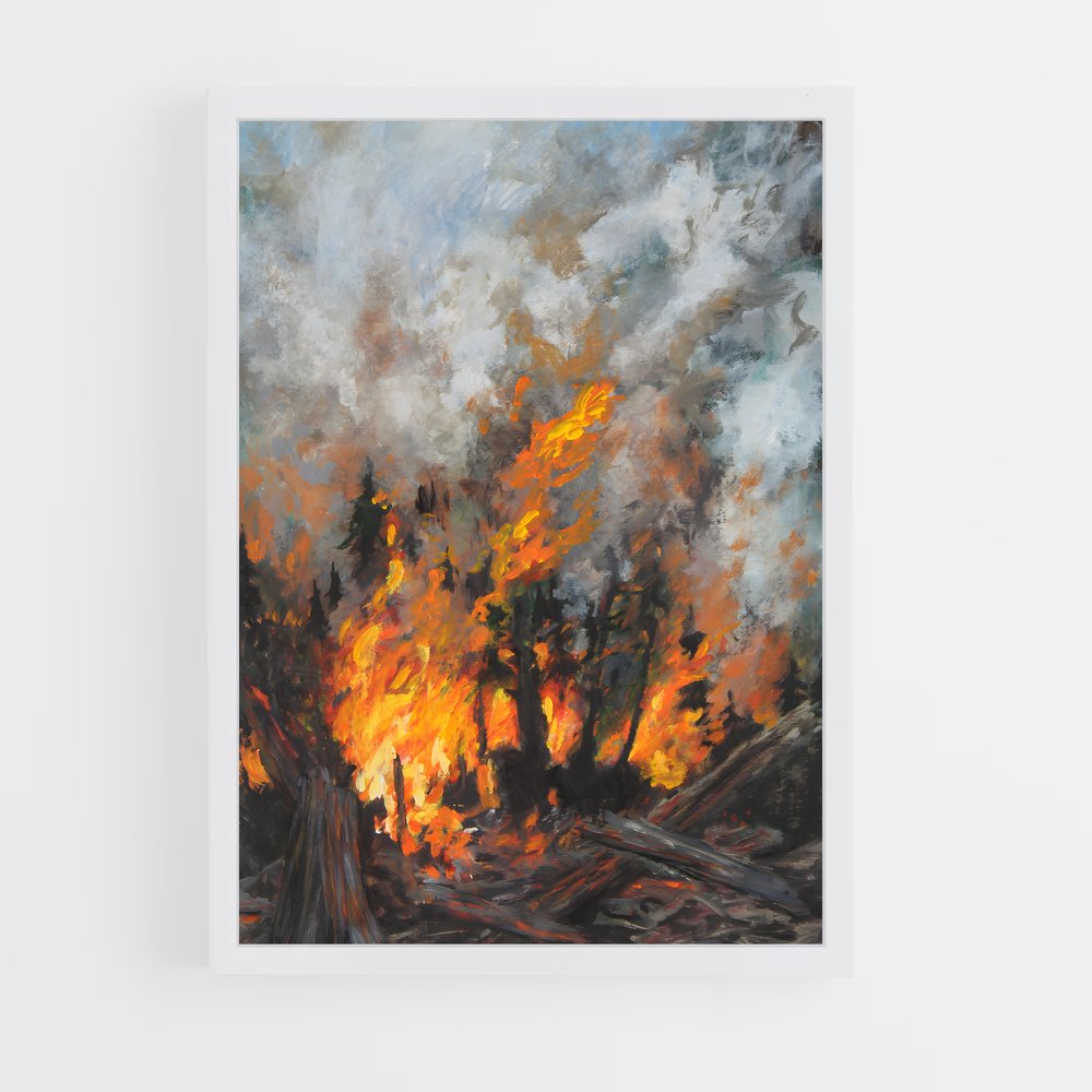 ap-flame-4 cadre Blanc