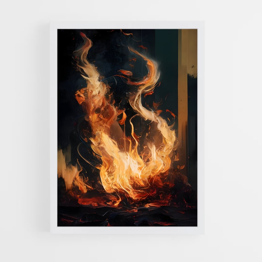 ap-flame-5 cadre Blanc