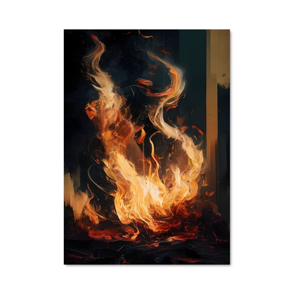 Poster in the Flame – Aesthetic Posters