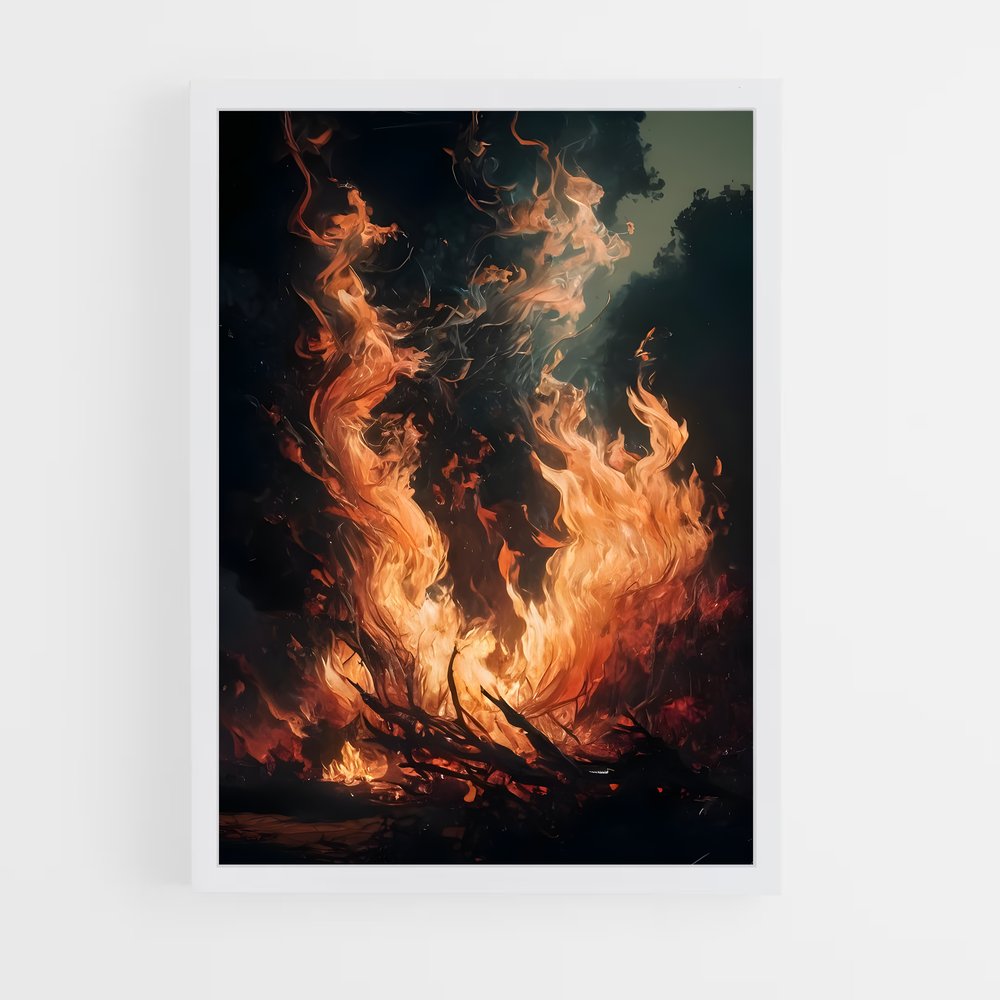 ap-flame-7 cadre Blanc