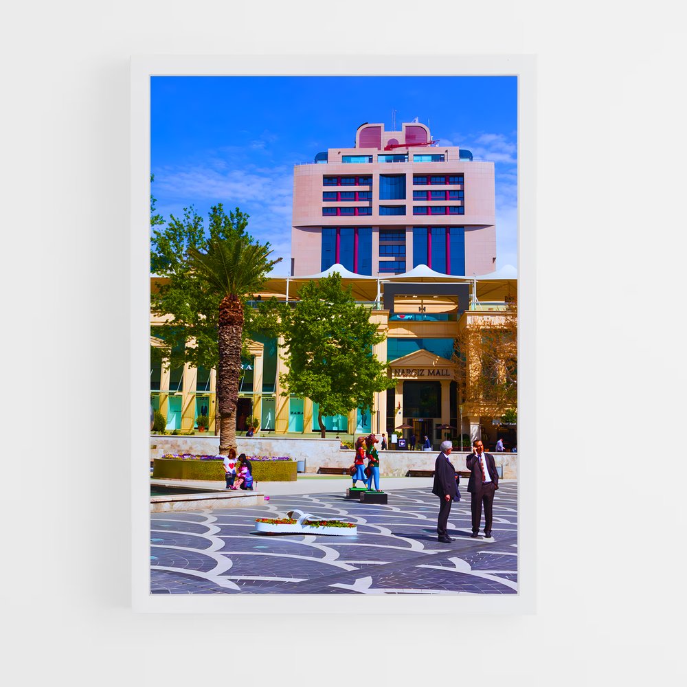 ap-flame towers baku-2 cadre Blanc
