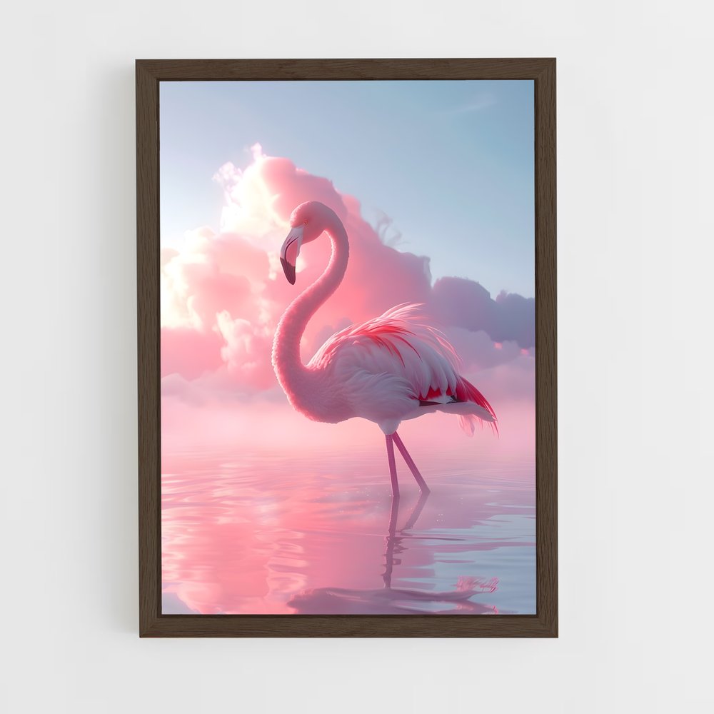 ap-flamingo-1 cadre Bois foncé