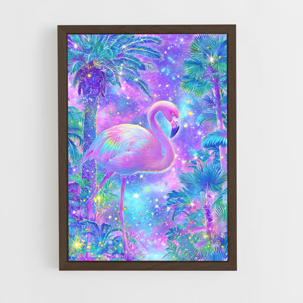 ap-flamingo-5 cadre Bois foncé