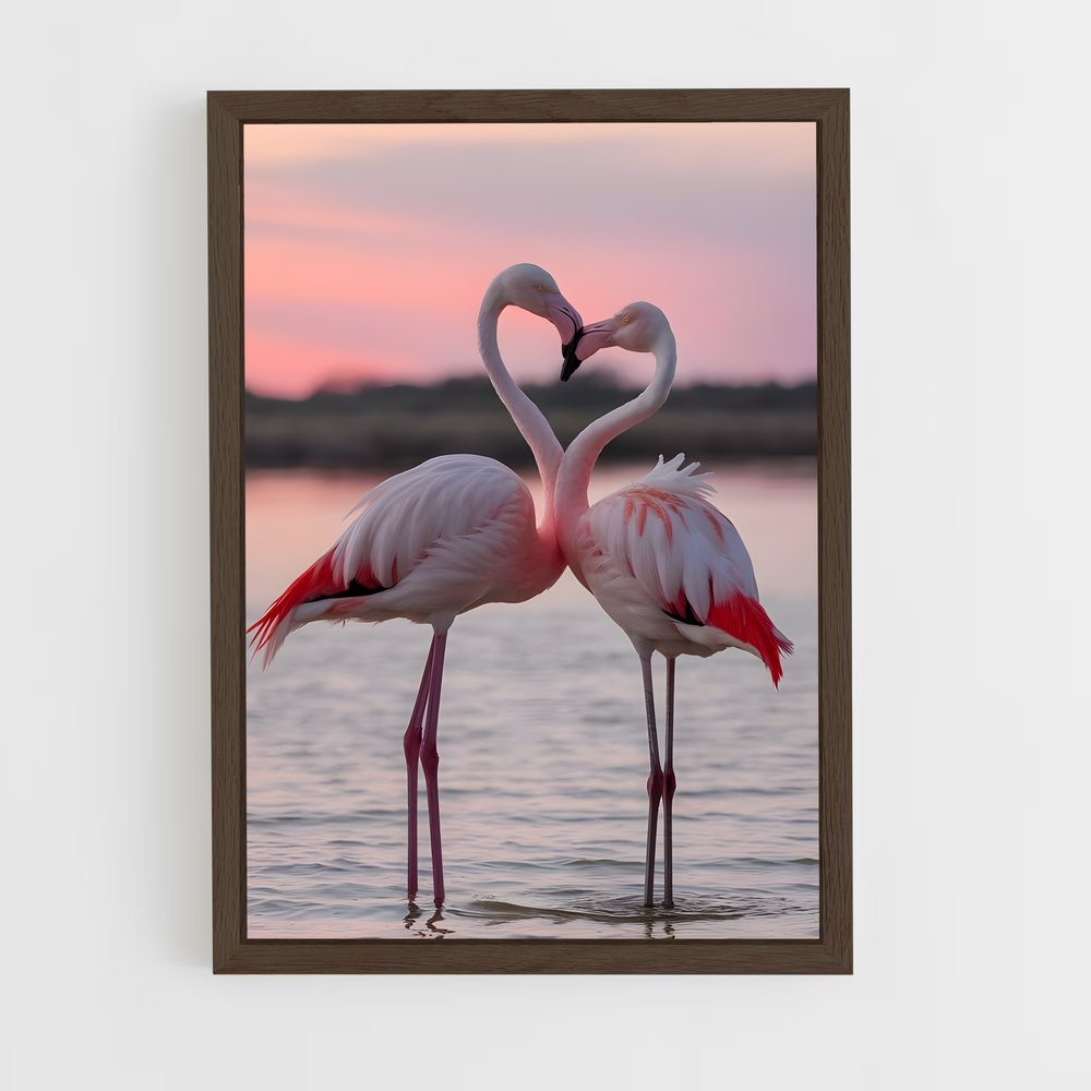 ap-flamingo-6 cadre Bois foncé