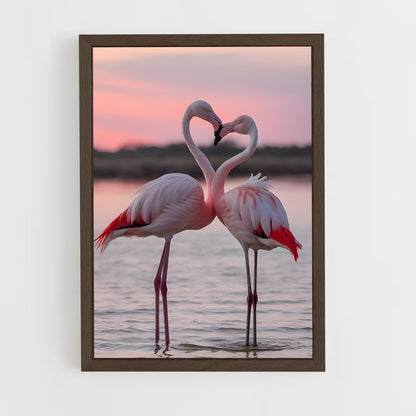 ap-flamingo-6 cadre Bois foncé