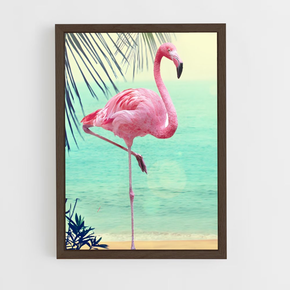 ap-flamingo-7 cadre Bois foncé