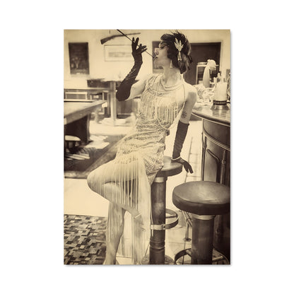 Poster Femme Flapper