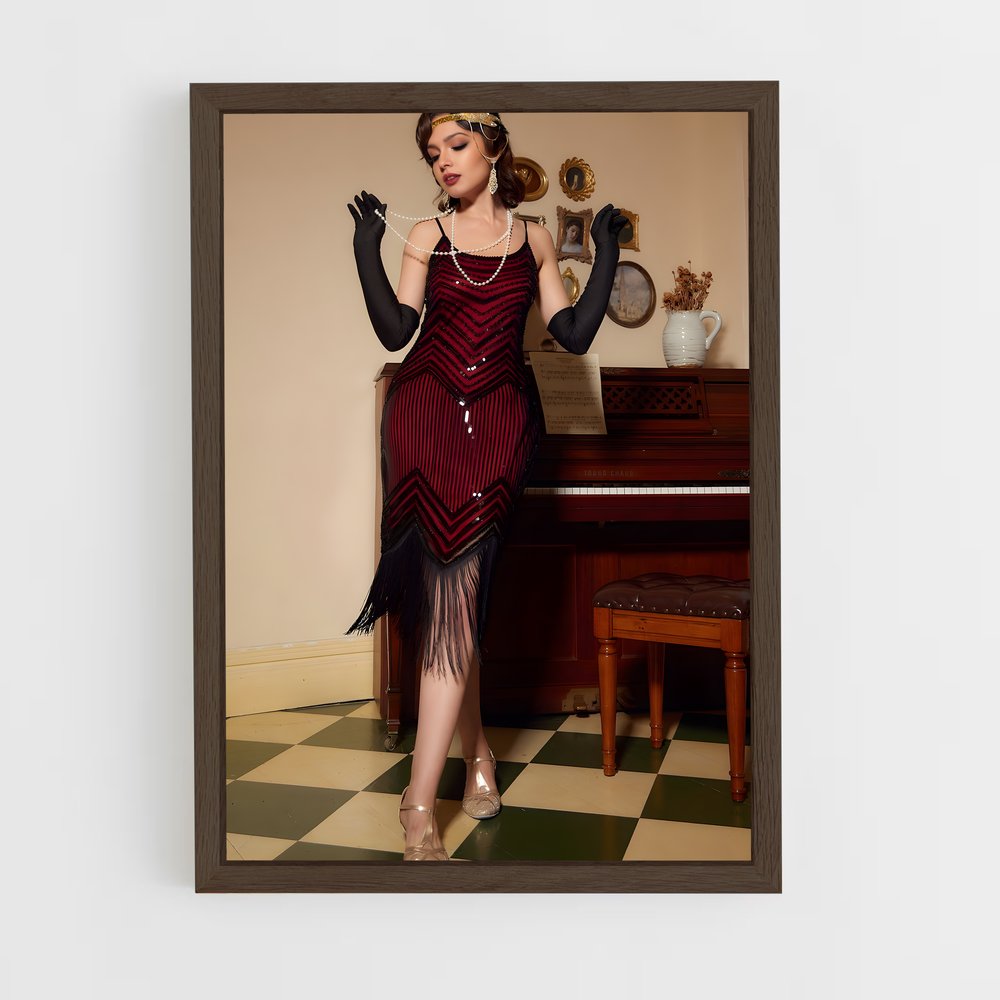 ap-flapper-2 cadre Bois foncé