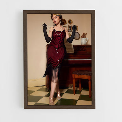 ap-flapper-2 cadre Bois foncé